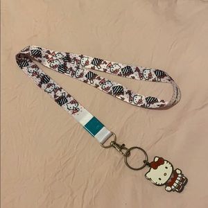 Hello kitty lanyard